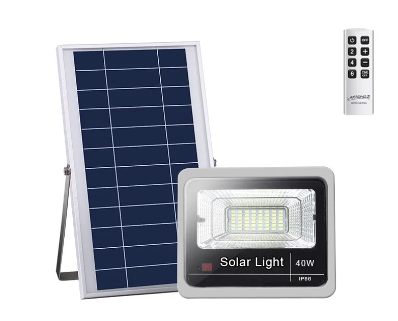 Уличный прожектор SL-389А (40W) с солнечной панелью